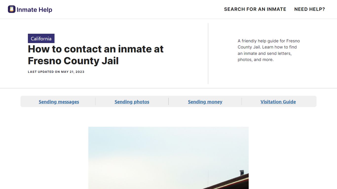 How to contact an inmate at Fresno County Jail - Inmate Help